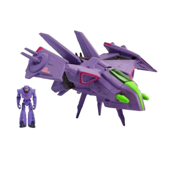 Disney Pixar Lightyear Hyperspeed Series Zurg Fighter Ship Zurg Figure Mattel - Picture 2 of 7